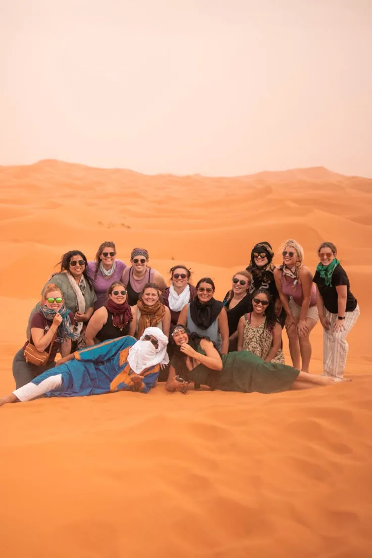 Morocco happy group tour