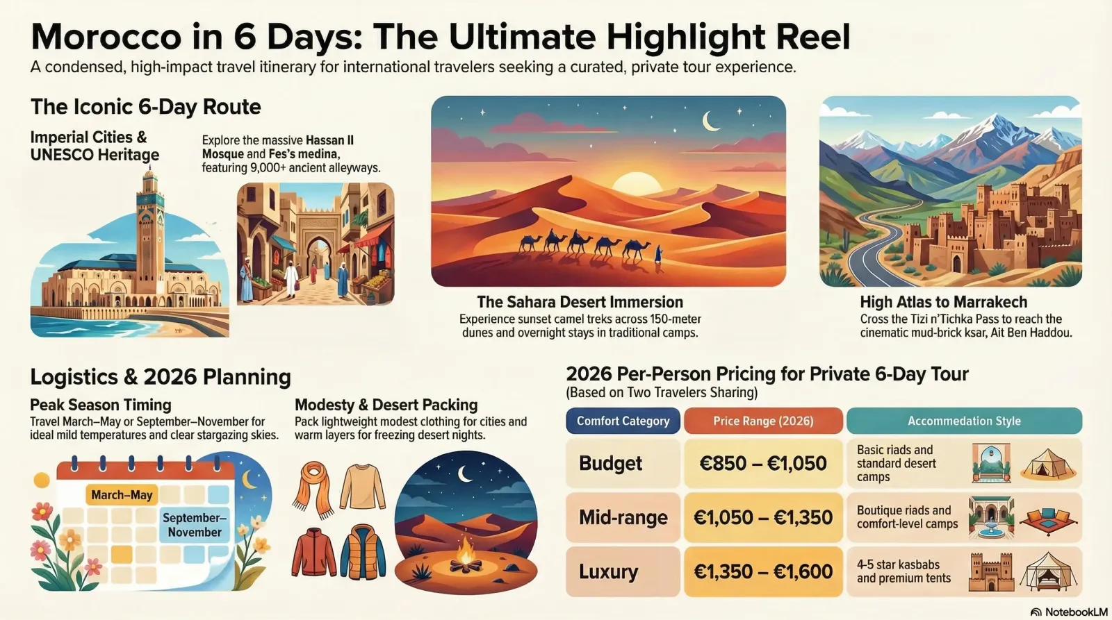 Top 6 Day Morocco Tour: Explore the Highlights of This Enchanting Land | Morocco Classic Tours