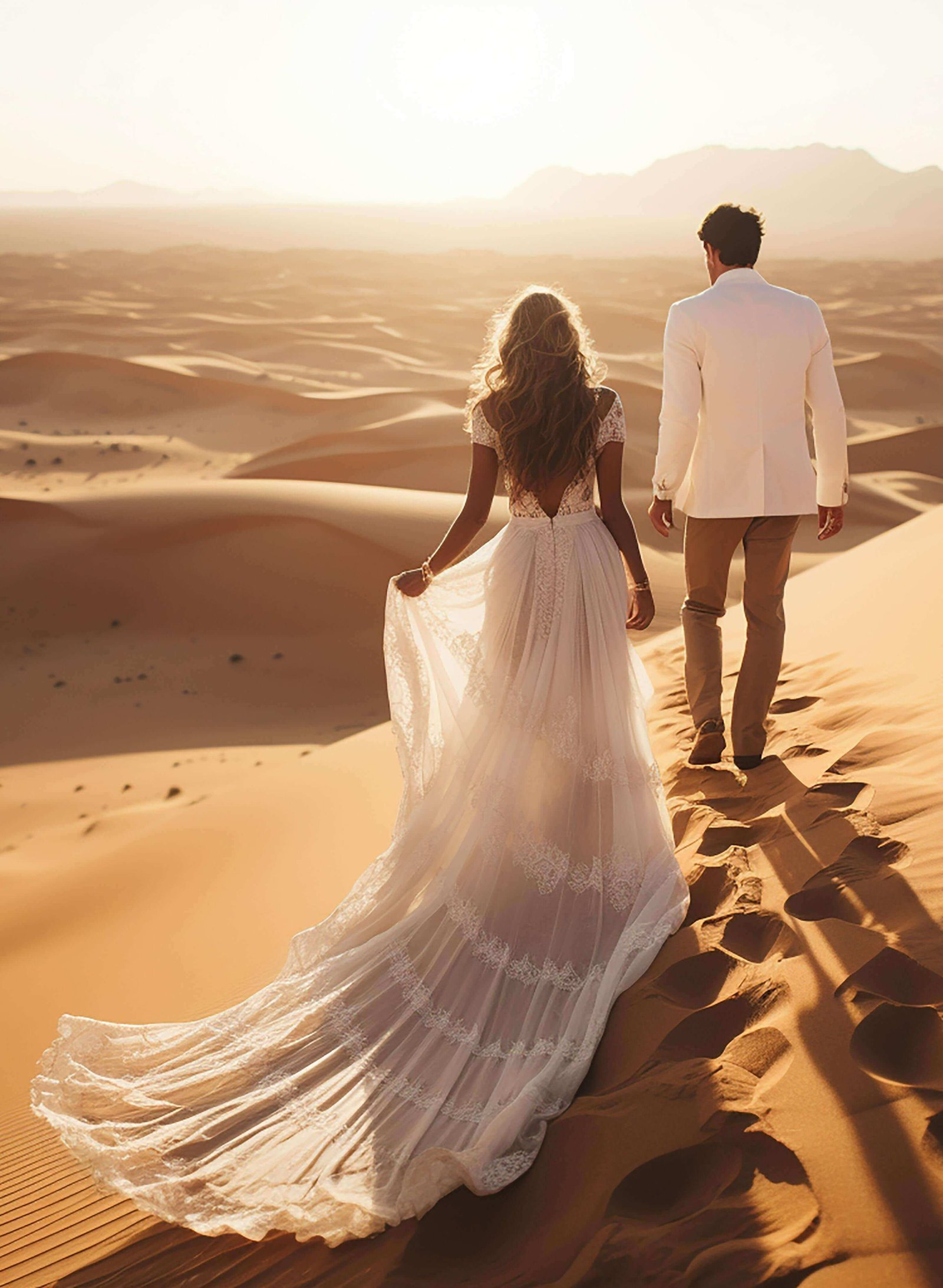 A-romantic-couple-sits-on-the-warm-sand-of-the-Sahara-Desert,-gazing-at-a-stunning-sunset-that-casts-golden-hues-over-the-rolling-dunes,-with-a-luxurious-desert-camp-nestled-in-the-background.-This-picturesque-scene-c.jpg