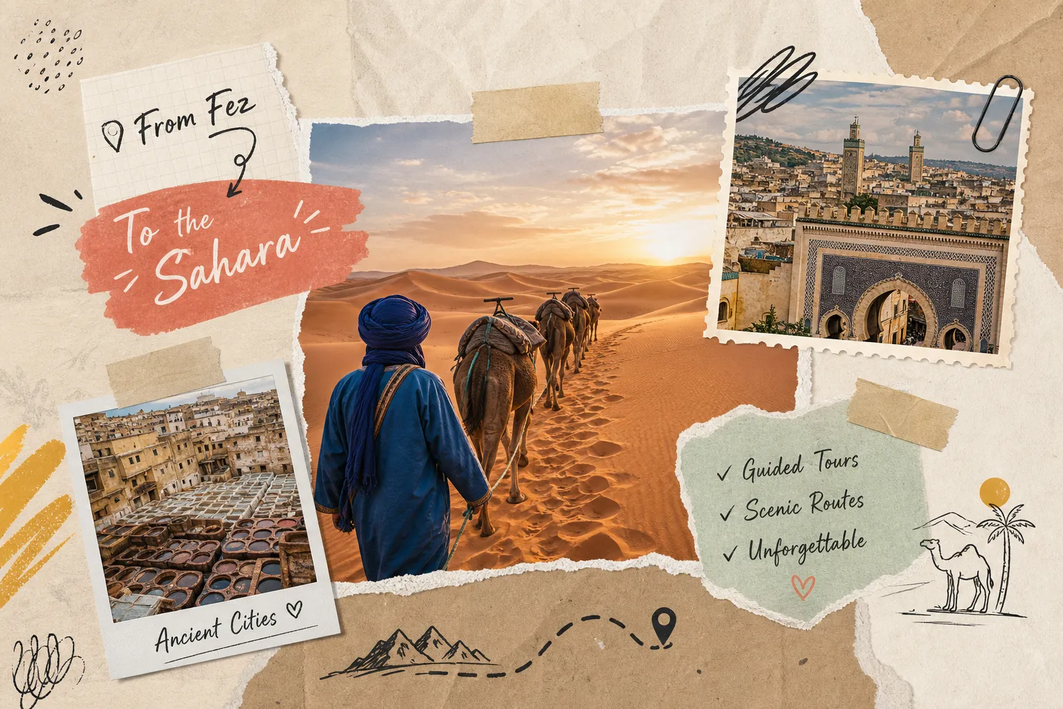 Fez to the Sahara: Best Guided Tours and Travel Routes