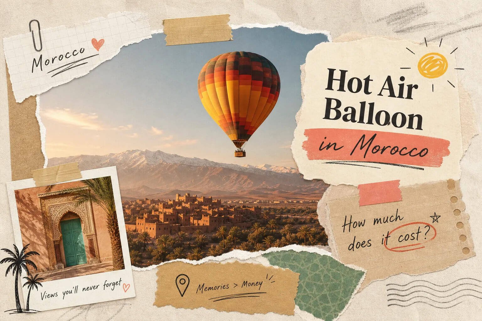 What a Hot Air Balloon Ride in Morocco Actually Costs