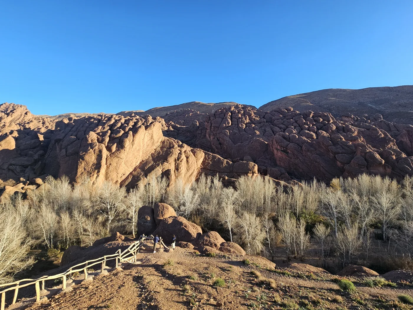 Rock formations in the Dades Valley near Boumalne Dades, Morocco