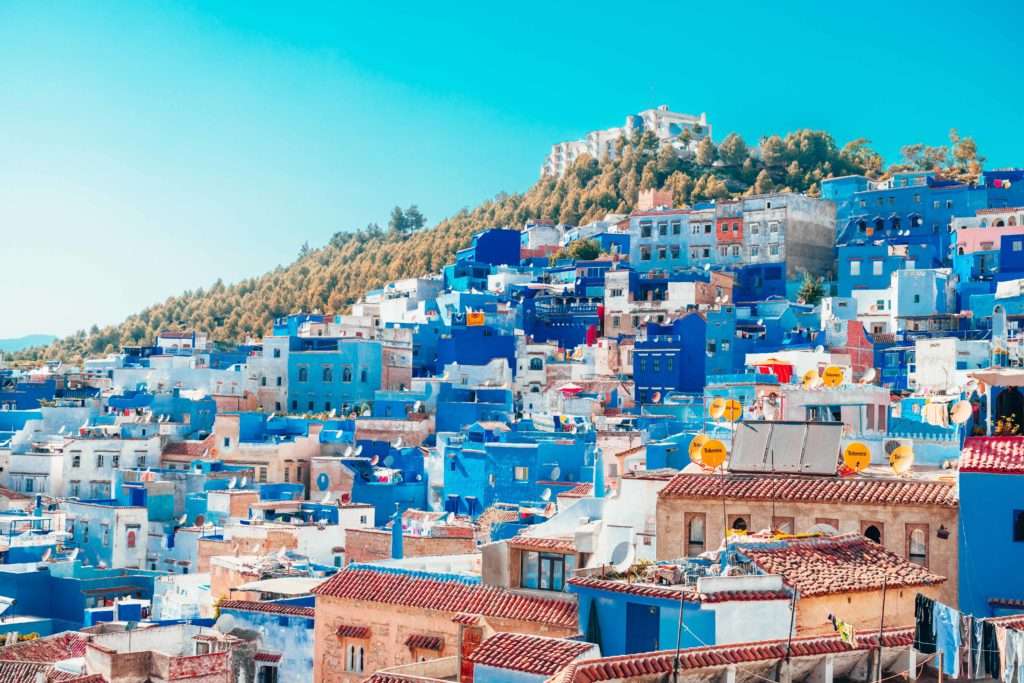 the blue city of morocco