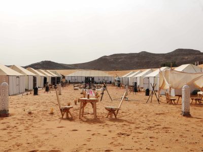 Desert camp tents