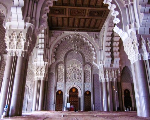 Hassan II Mosque Morocco inside