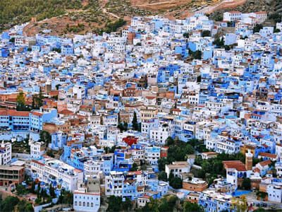 Chefchaouen morocco blue city